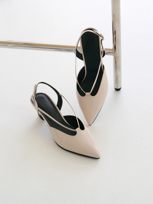 Jenn point line sling back heels_CB0065(5color)