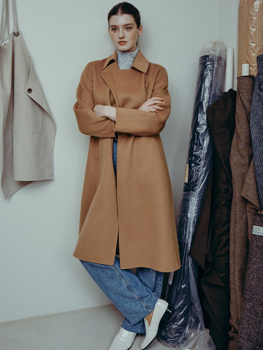 [Premium] Cashmere-blend Handmade Coat_2color