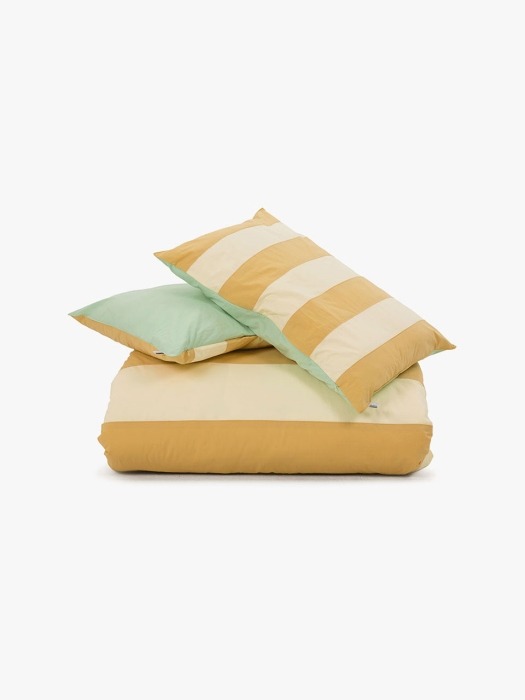 Pappardelle pillow case - yellow