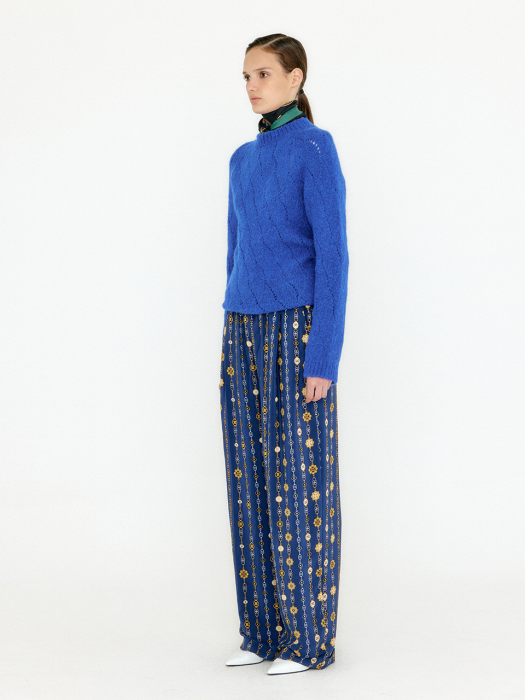 VARIEL Raglan Knit Pullover - Blue