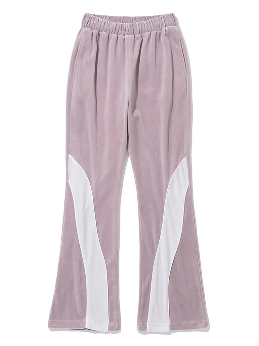 Classic Symbol Velour Track Pants [LAVENDER]