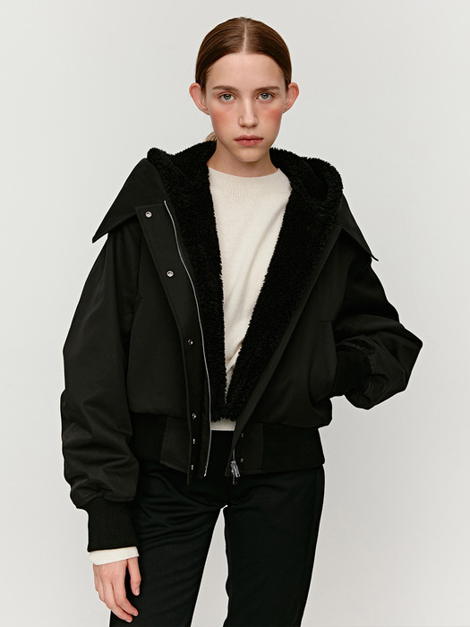 TWF FUR LAYER BOMBER_2COLORS