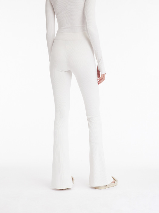 DAMIEN RIBBED PANTS CREAM