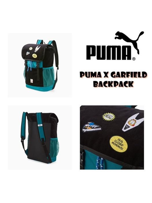 [셀렉트][078910-01] 푸마 X 가필드 콜라보. 남여공용 데일리 백팩 / PUMA x GARFIELD Backpack