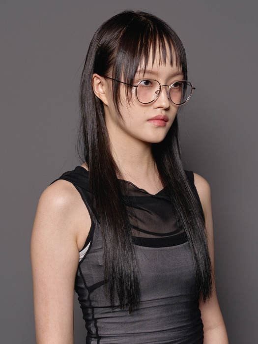 RECLOW LAND TR 스테인리스 안경 RL3 CRYSTAL BROWN