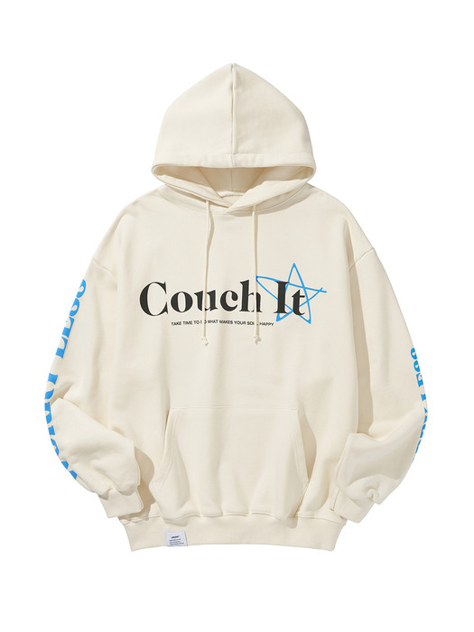 COUCH IT LOGO HOODIE / IVORY