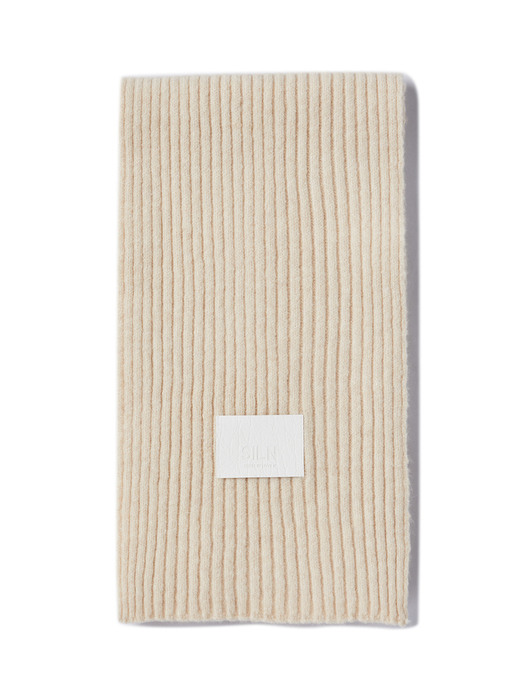 knitted muffler (IVORY)