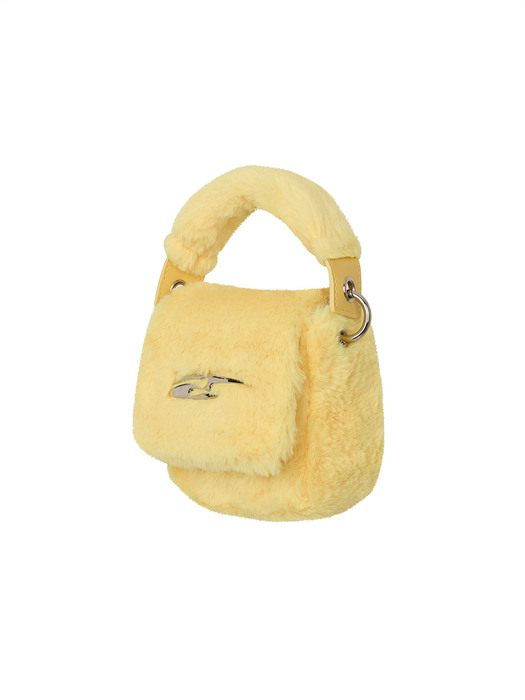 PLAQUE LOGO FUR MINI BAG YELLOW