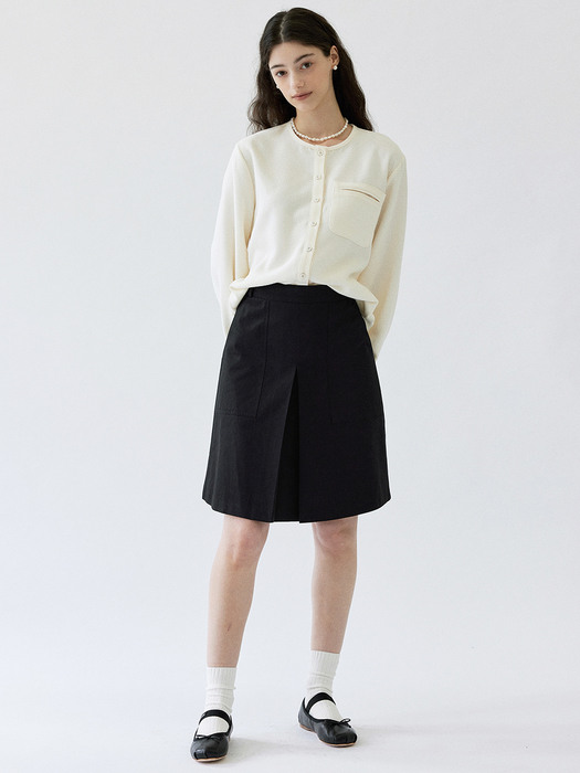 Tactile Fabric Blouse_Ivory
