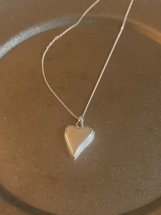 [SILVER925] My heart necklace (silver)