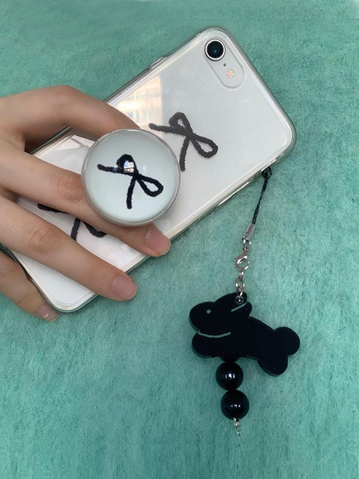 [SET] Present series : Black ribbon phone case