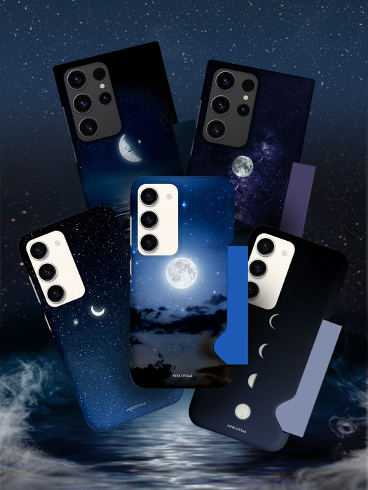갤럭시 S23 플러스 울트라 카드 케이스 달 문 카드하드