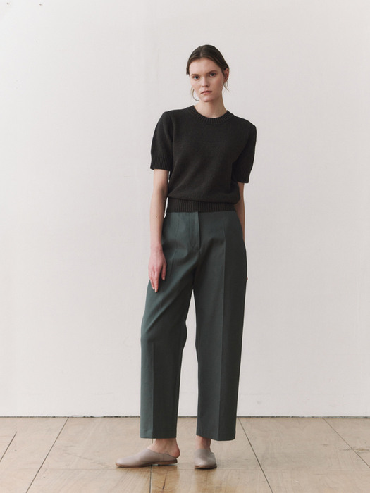  Cotton volume pants (khaki)