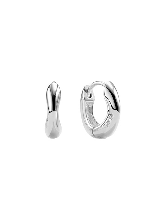 [925 silver] Deux.silver.132 / fado earring(2 color)