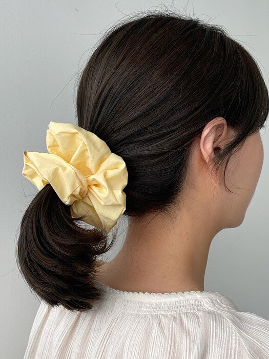 oar Vintage Shirt Scrunchie [Lemon]