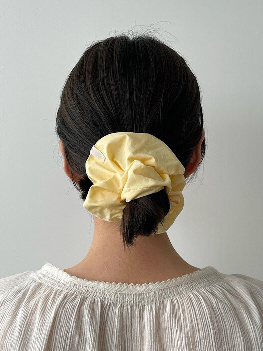 oar Vintage Shirt Scrunchie [Lemon]