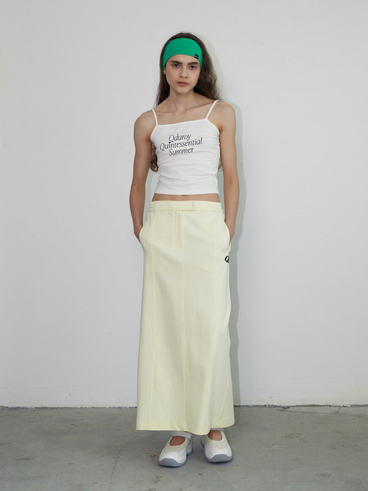 Q Maxi Skirt - Cream