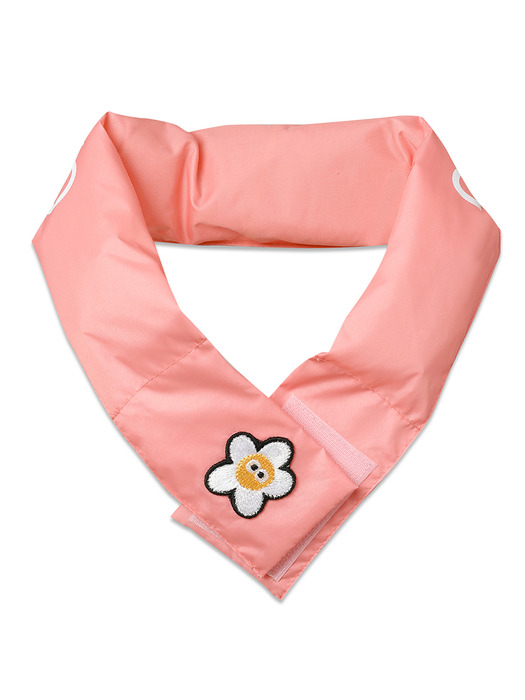 ice logo neck scarf pink