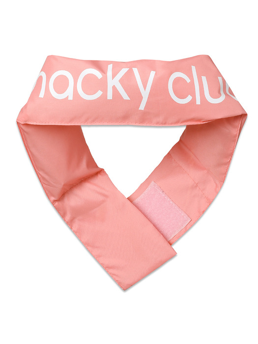 ice logo neck scarf pink