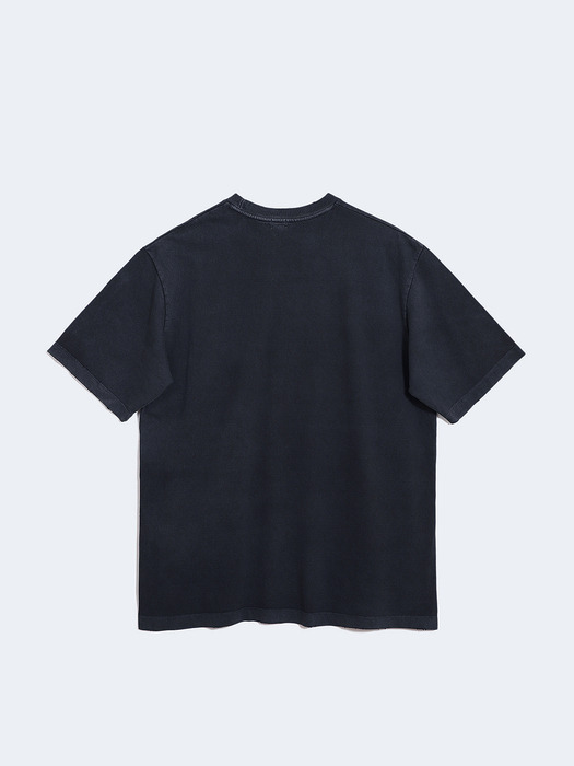 SUN DYED T-SHIRT (BLACK)