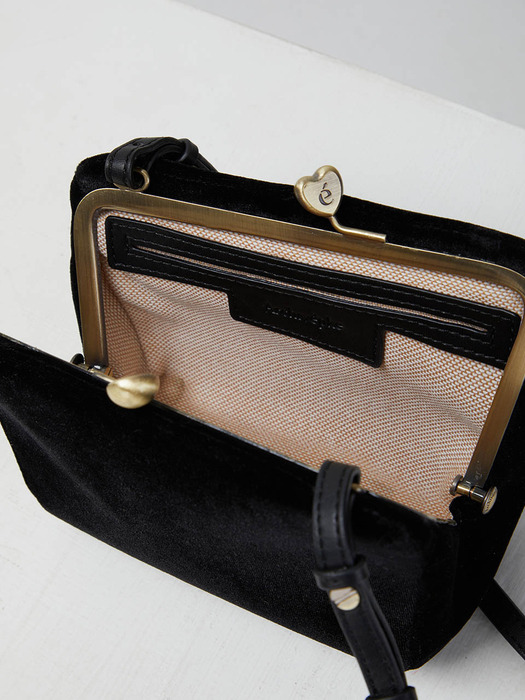 Luv frame bag(Velvet black)