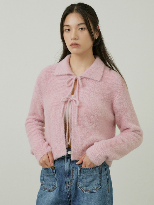 23FW SOFT ECO-ANGORA CARDIGAN_3COLOR