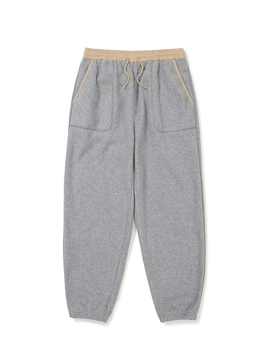 [23FW clove] Sherpa Fleece Pants_Men (Melange Grey)