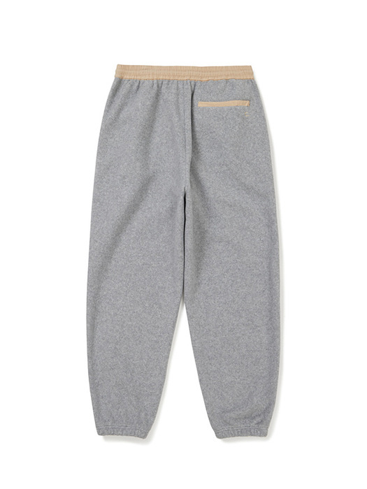 [23FW clove] Sherpa Fleece Pants_Men (Melange Grey)