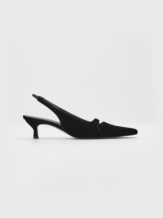 CARA sling-back pumps_black velvet