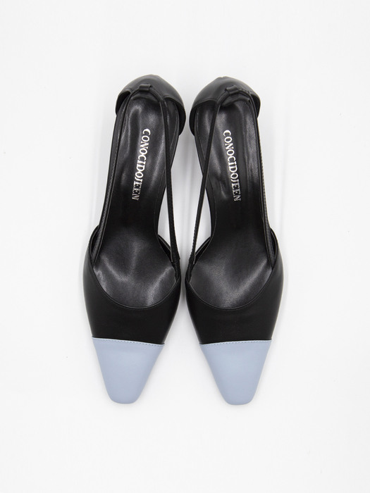 Side Pointed Two Tone Pumps_CCPM51_SKY.BK
