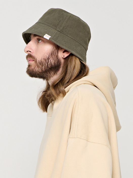 CB WASHED DEEP BUCKET HAT (KHAKI)