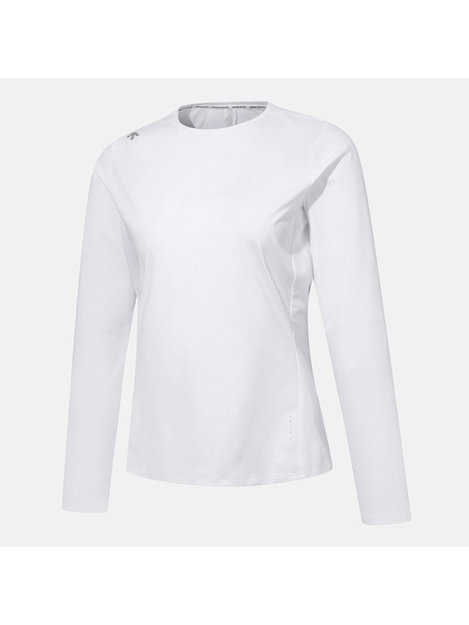 [데상트 공식] 여성 에센셜 슬림핏 긴팔 티셔츠 SP122TTL11
