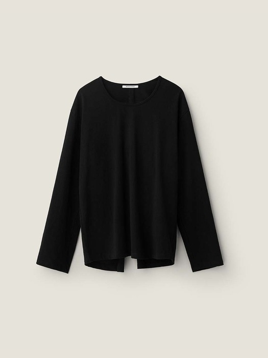 Back twist top - Black