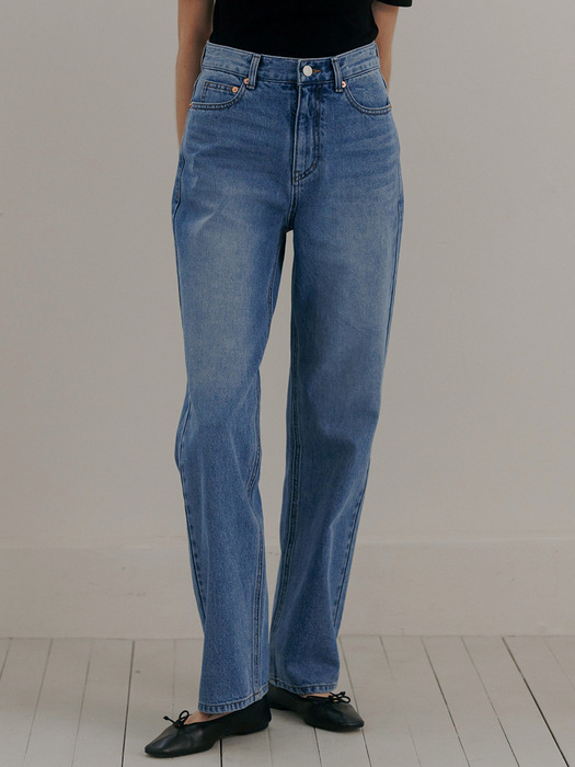 straight fit jeans (vintage blue)