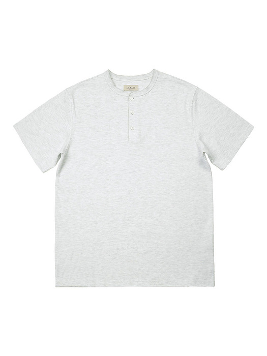 Utility Henly neck T-Shirts (White)