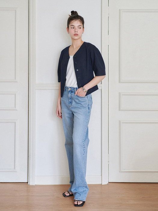 24N linen blouse jacket [NA]