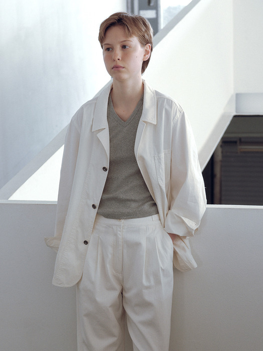 French work jacket (White)