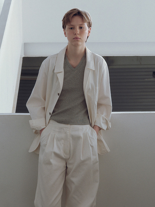 French work jacket (White)