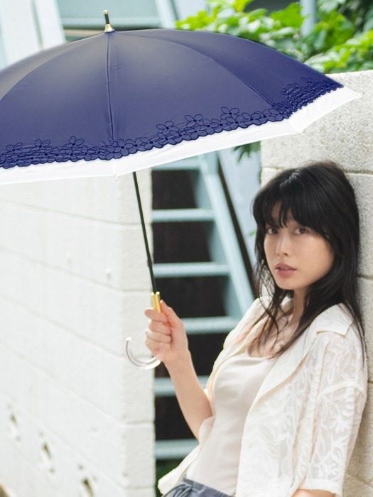 Wpc.양산 오건디플라워 UV차단 쿨링 암막 장양산 81-18481-101
