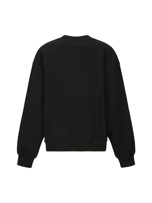 (WOMEN) ADSB BIG LOGO SWEATSHIRTS atb1302w(BLACK)