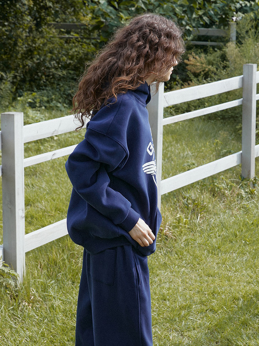 Butter Wing Fluff Hoodie (Navy)