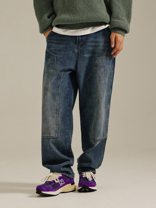 Denim Carpenter Pants Blue