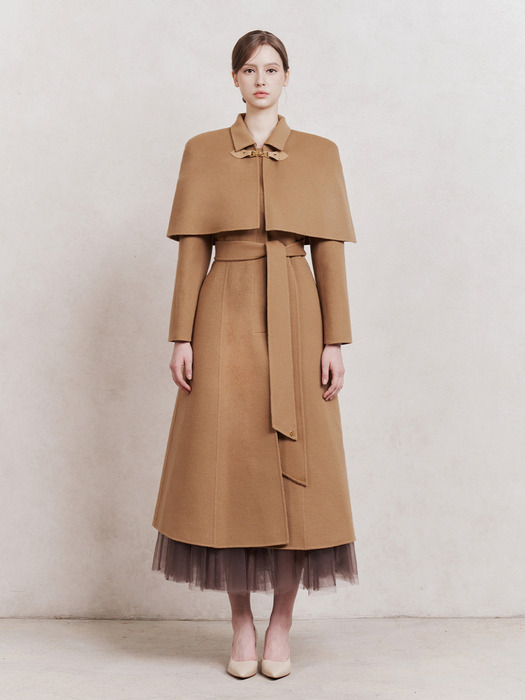 Maylin Cape Coat (Camel)