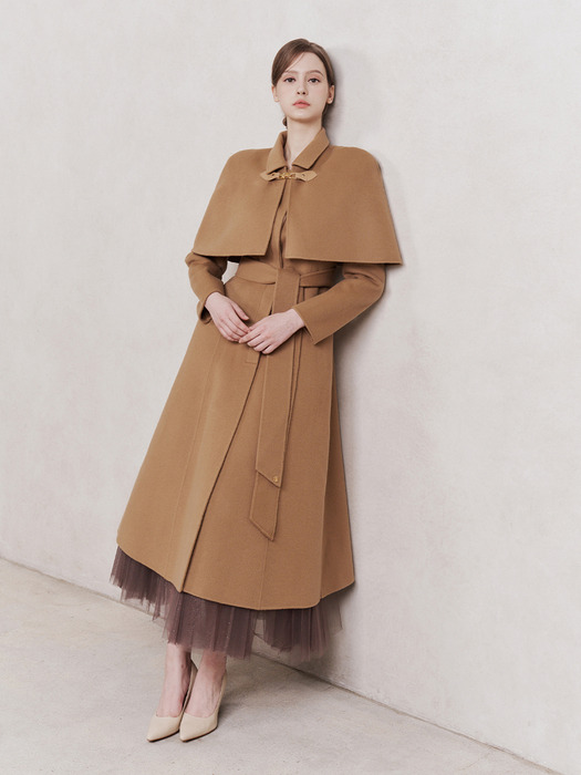 Maylin Cape Coat (Camel)