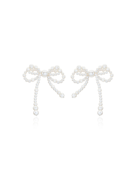 Ribbon Pearl Earrings_VH249OEA004M