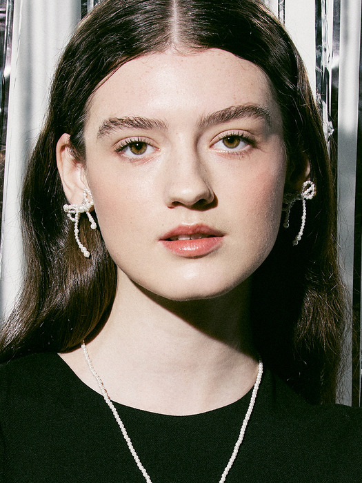 Ribbon Pearl Earrings_VH249OEA004M