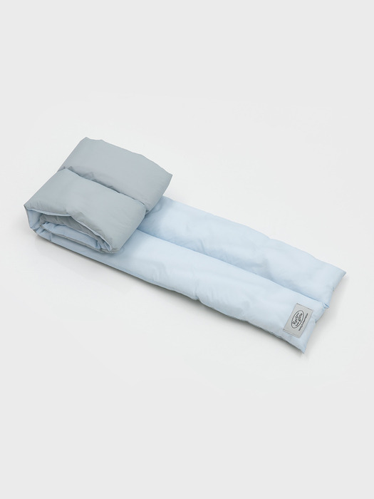 JINI PADDING MUFFLER BLUE GRAY