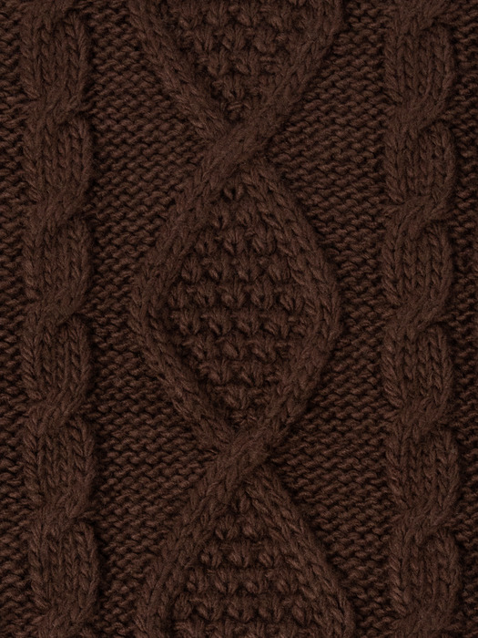 BUZZI BULKY KNIT [BROWN]