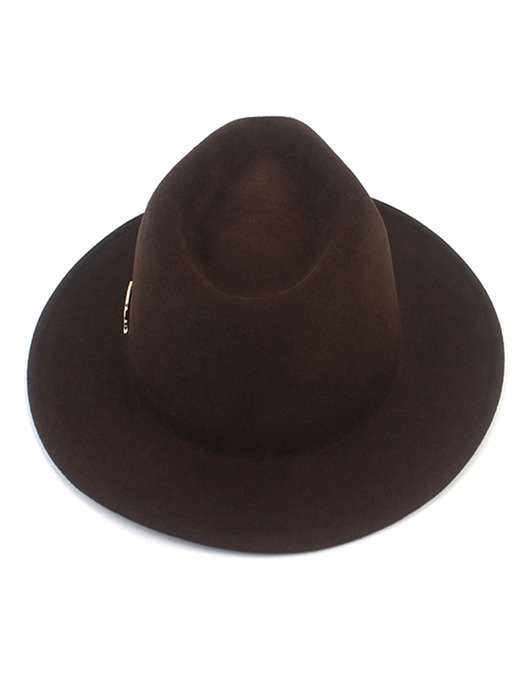 Big Size Brown Wool Fedora 빅사이즈 페도라