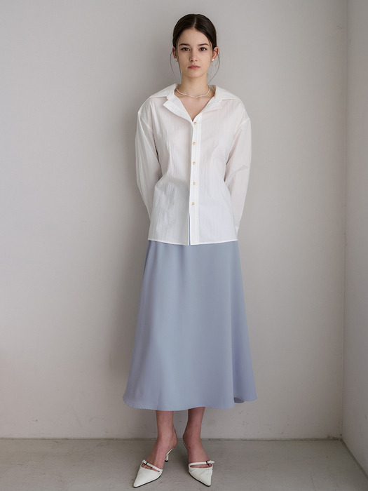 Lautre Laura  Lightblue Flare Skirt